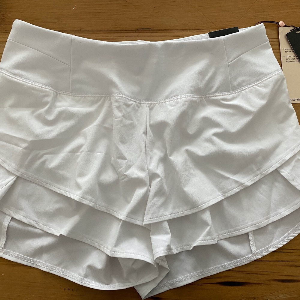 CALIA Studio Petal Hem Shorts
